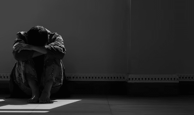 Represents silent suffering from prolonged traumatic experiences