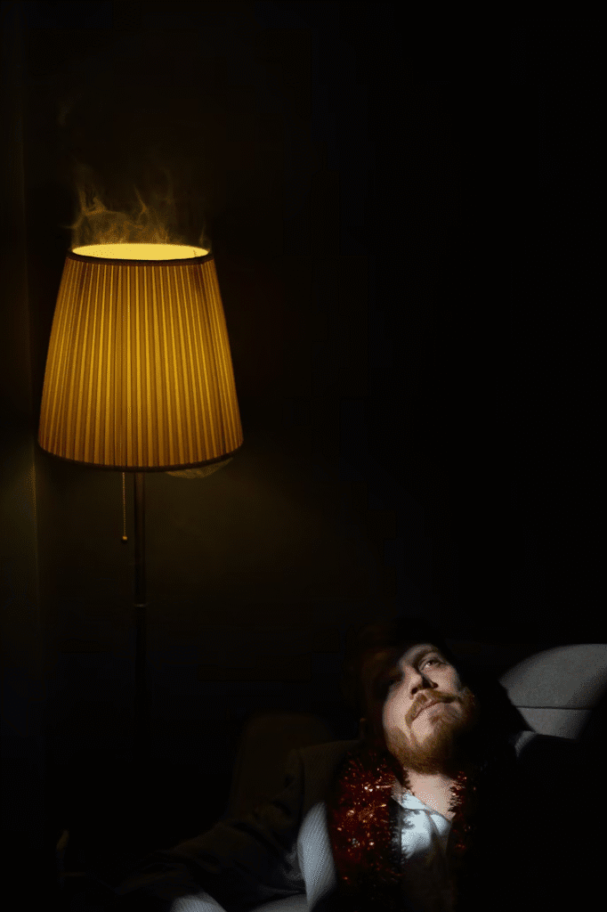 Shows emotional distress caused by chronic lack of sleep