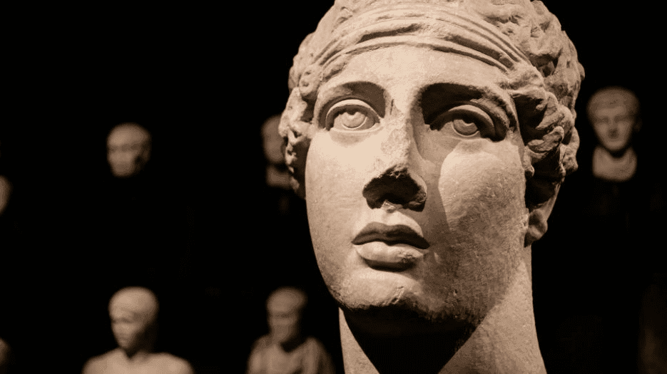 Stone and bronze are timeless and most popular artifacts, sculptures from different civilizations displayed together.