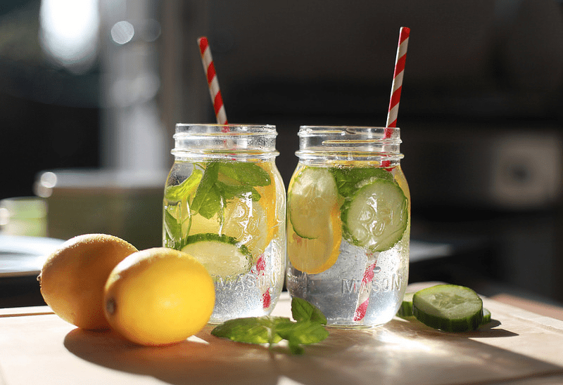 Detox water improves hydration, boosts metabolism, and enhances energy.