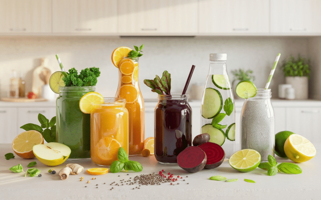 Top healthy drinks to boost energy, aid digestion, and increase appetite.