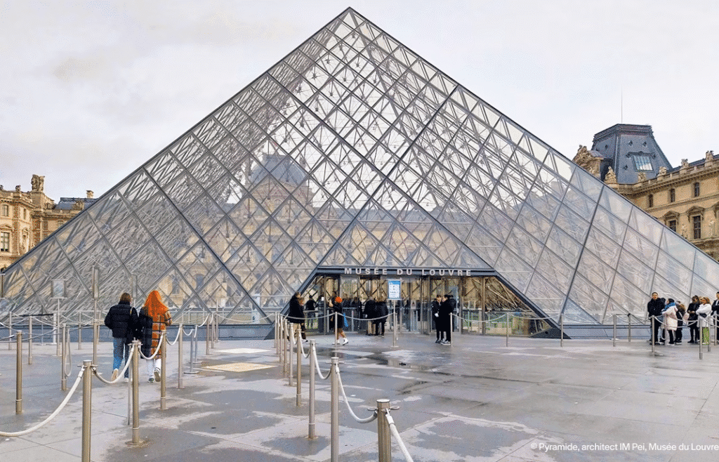Louvre Museum in Paris, one of the most visited museums in the world