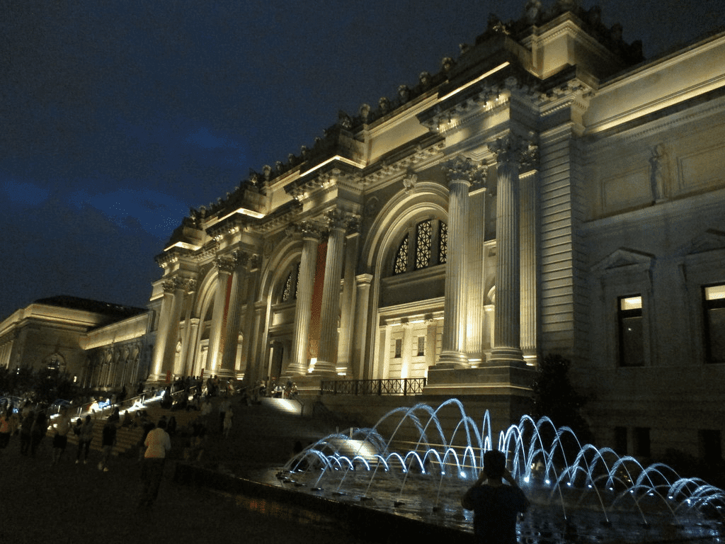 The Met in New York, a world-famous museum with diverse collections.