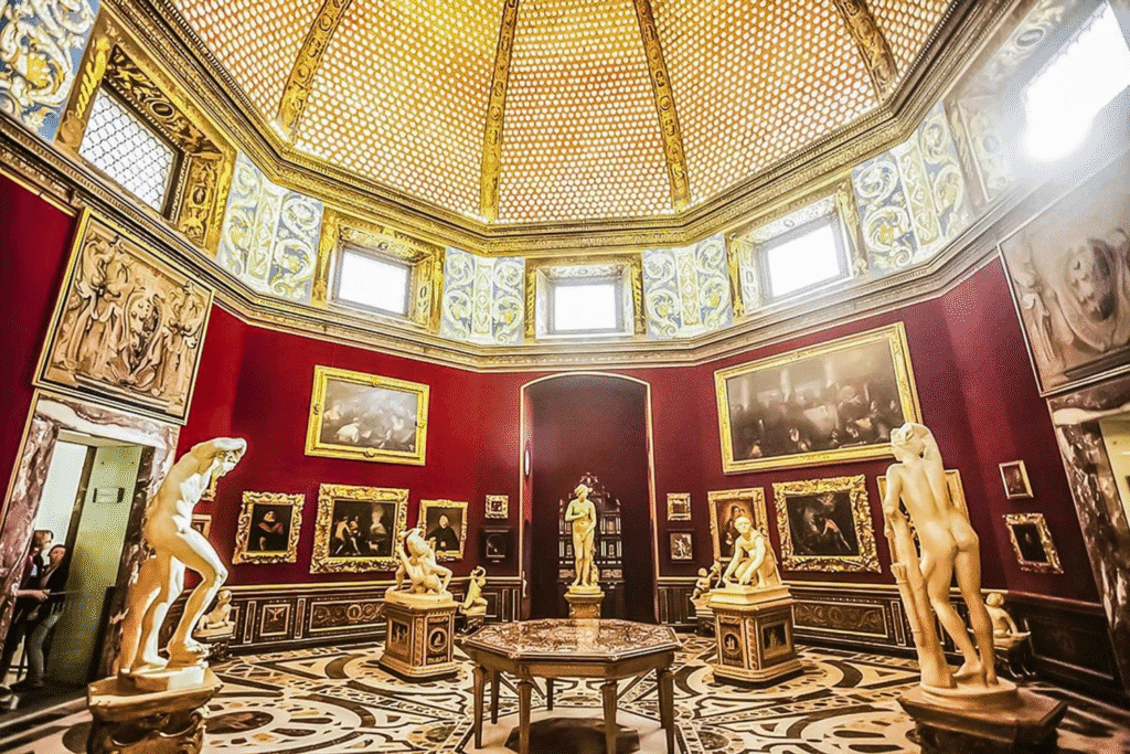 Uffizi Gallery in Florence, Italy, a top museum for Renaissance art.